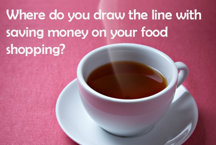 Where do you draw the line with saving money on your food shopping.... - The Diary of a Frugal Family