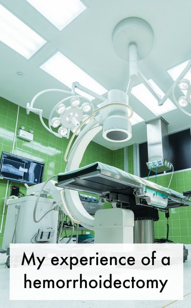 My experience of a hemorrhoidectomy.... The Diary of a Frugal Family