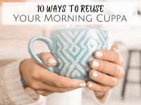 Ten ways to reuse your morning cuppa....