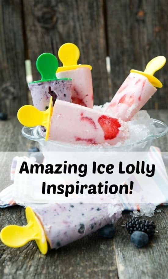 Amazing ideas for homemade ice lollies