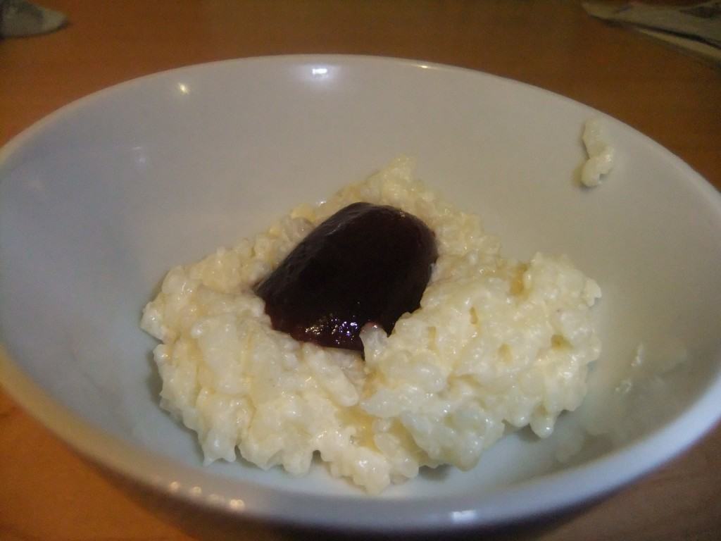 homemade rice pudding