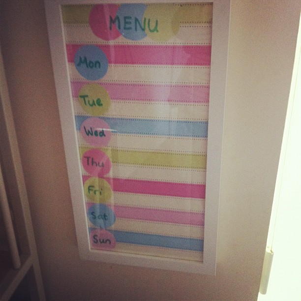 wall meal planner