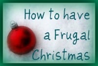 How to have a Frugal Christmas