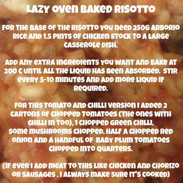 lazy risotto