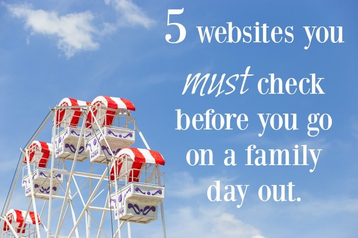 5 websites you must check before you go on a family day out.