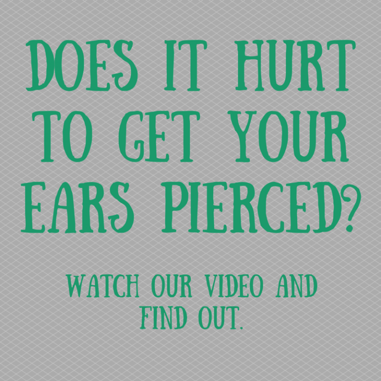 Does it Hurt when you get your ears pierced? The Diary of a Frugal Family