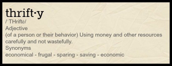 the meaning of thrifty