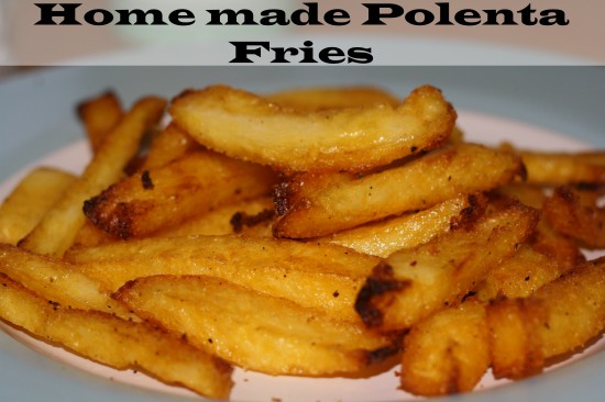 Homemade polenta fries