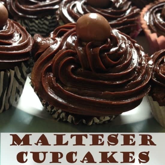 malteser cupcakes