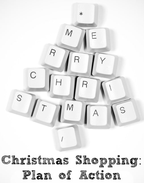 christmas shopping plan of action