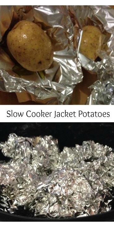 Slow Cooker Jacket Potatoes - Super easy to make and really delicious!