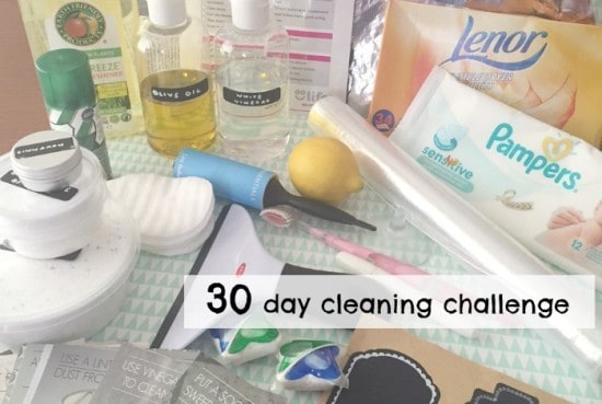 30 day cleaning challenge