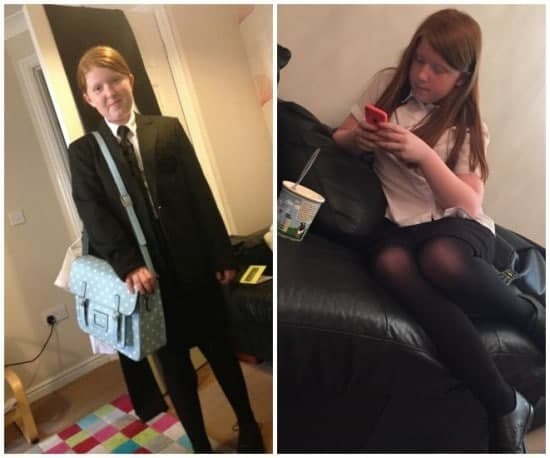 First and last day of Year 7!