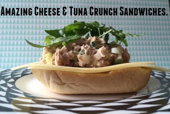 Amazing Cheese and Tuna Crunch Sandwiches....