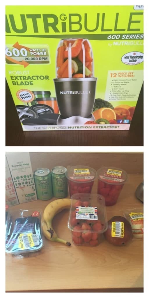 Nutribullet and reduced price fruit haul