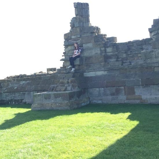 Whitby abbey relaxing