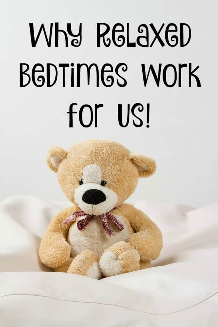 Why Relaxed Bedtimes work for us