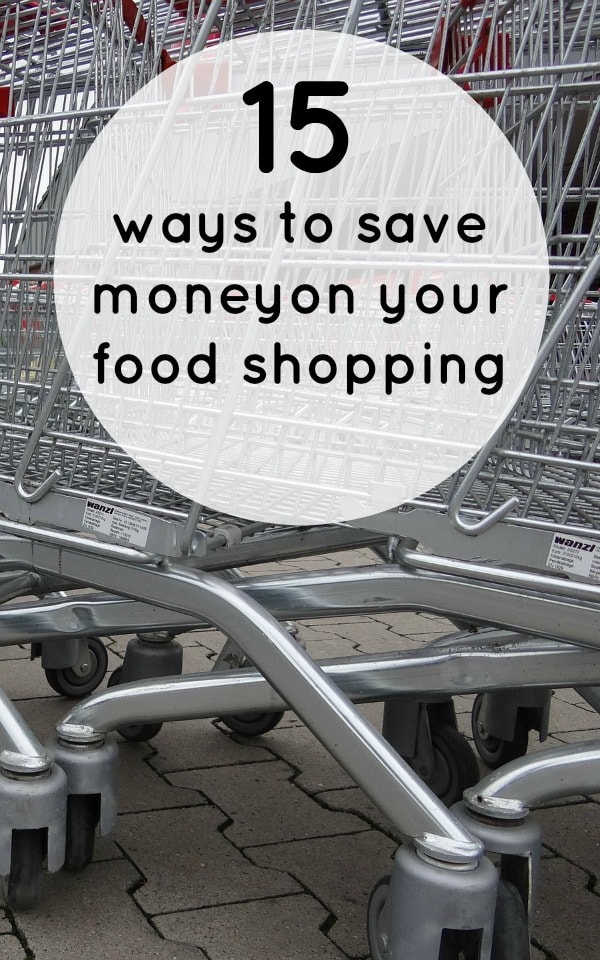 15 ways to save on your food shopping!