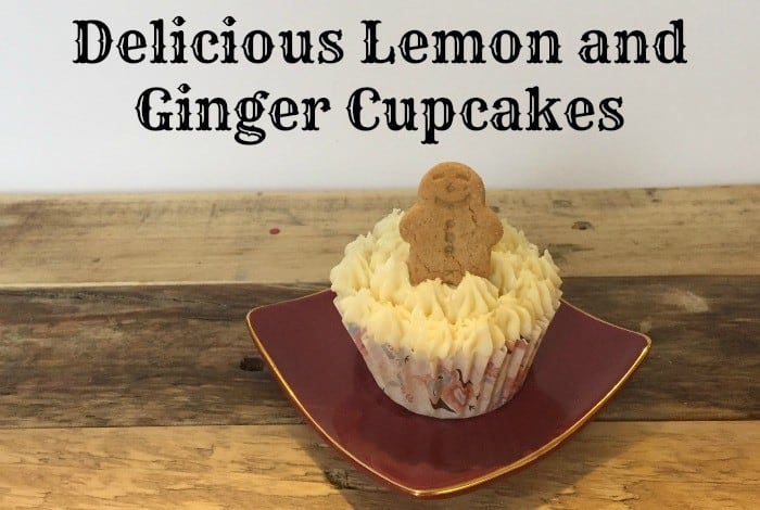 Delicious Lemon and Ginger Cupcakes