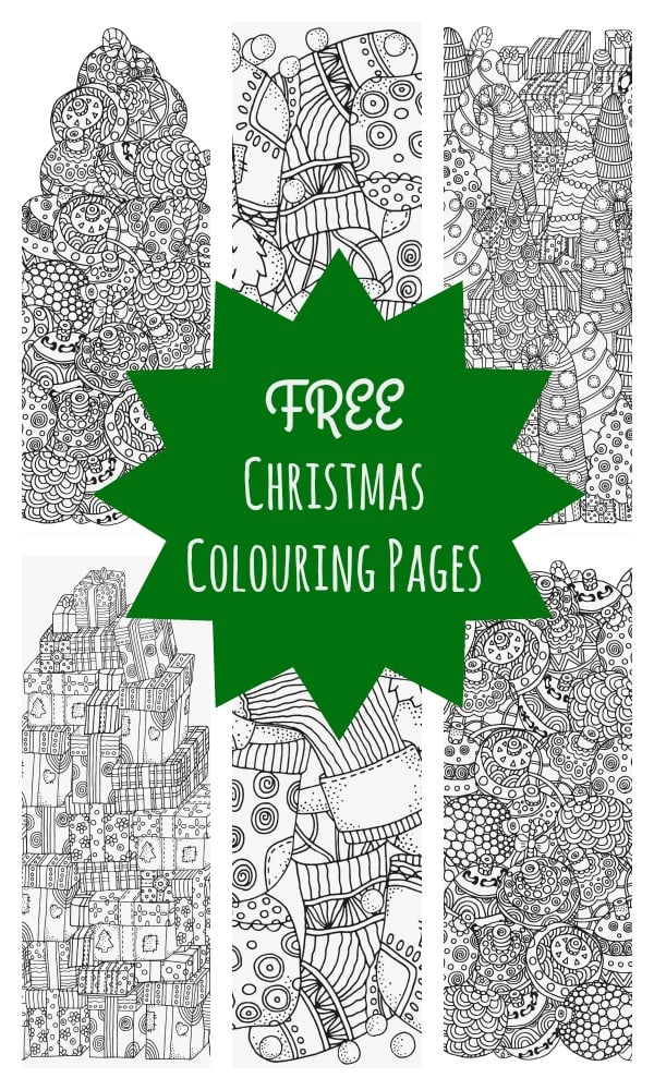 Free Christmas colouring pages
