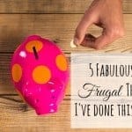 Five Frugal Things we did this week {3 May 2019}....