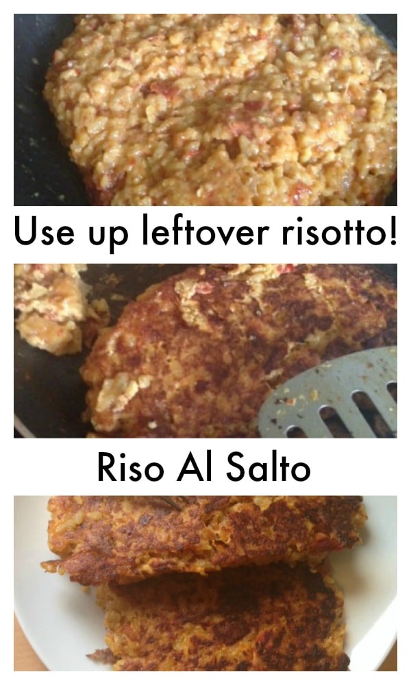 Use up leftover risotto - Riso Al Salto