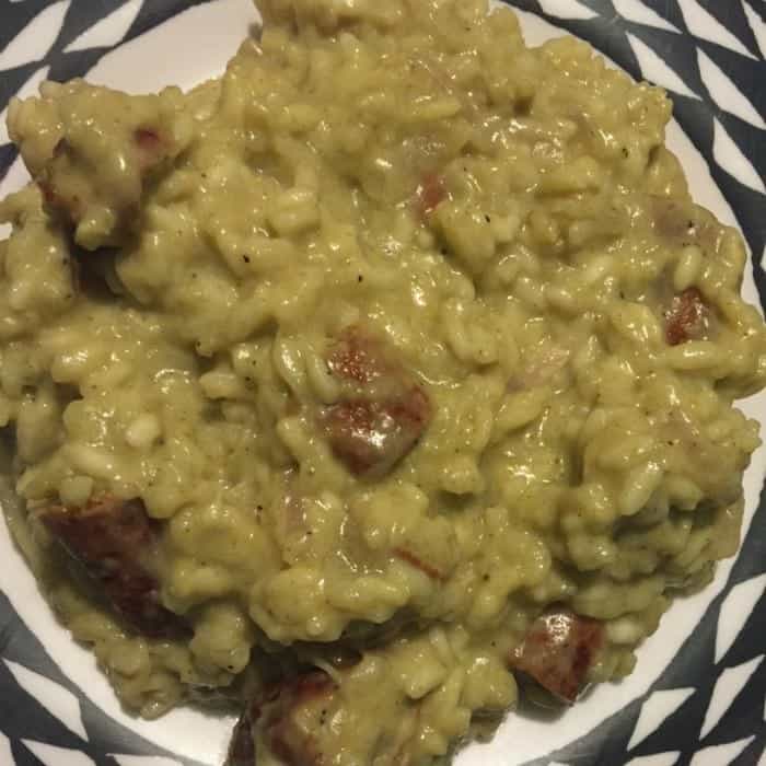 Risotto made from soup