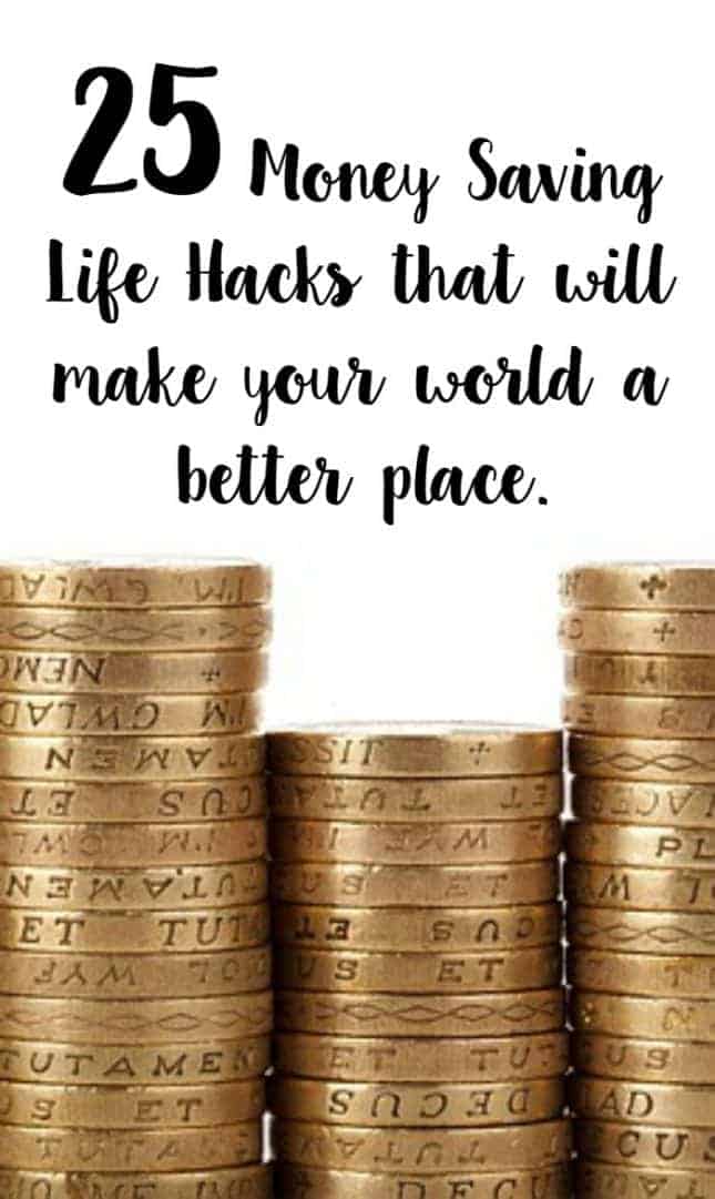 25 Money Saving Life Hacks that will make your world a better place....