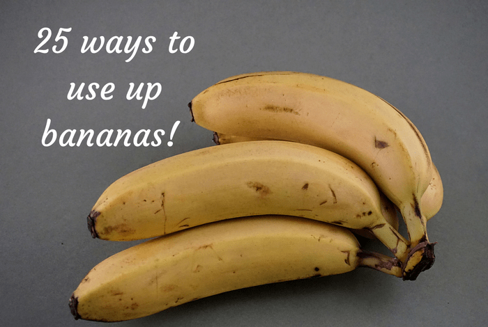 25 ways to use up bananas!