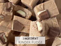 Kinder Fudge - with just 3 ingredients....