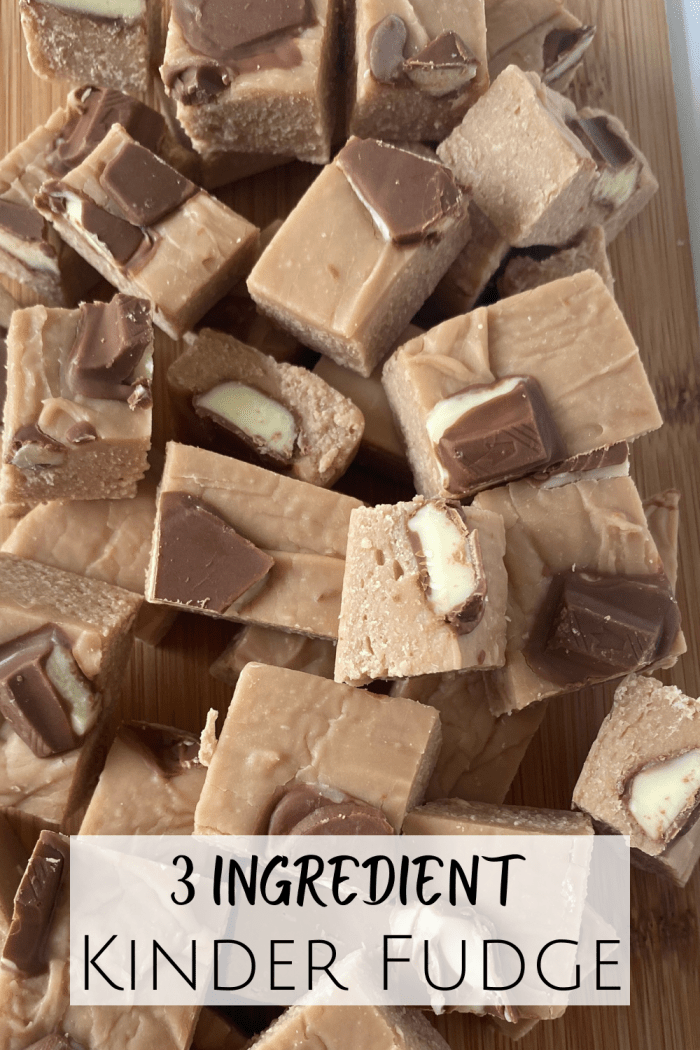 Kinder Fudge with just 3 ingredients.... The Diary of a Frugal Family