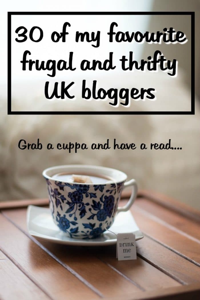 30 of my favourite frugal and thrifty UK bloggers....