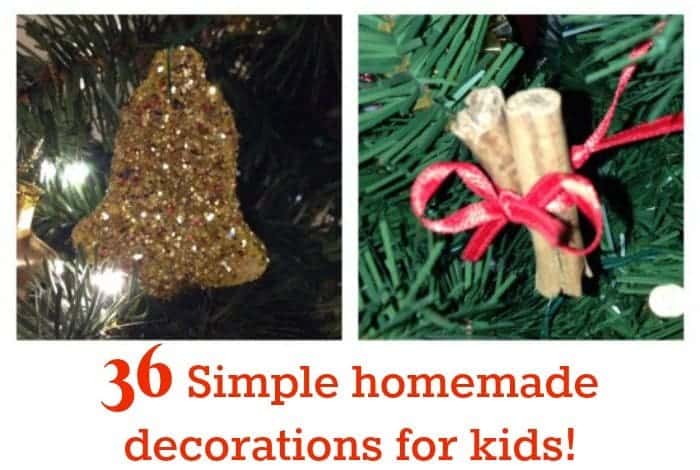36 Simple homemade decorations for kids!