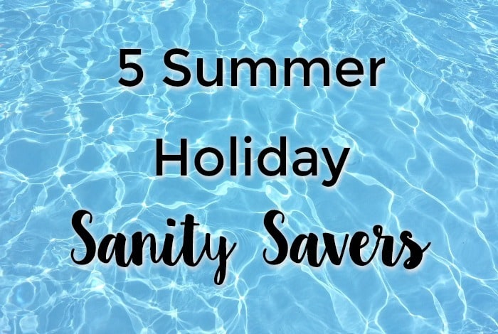 5 Summer Holiday Sanity Savers to help you keep the kids occupied over the school holidays without losing your mind or breaking the budget!
