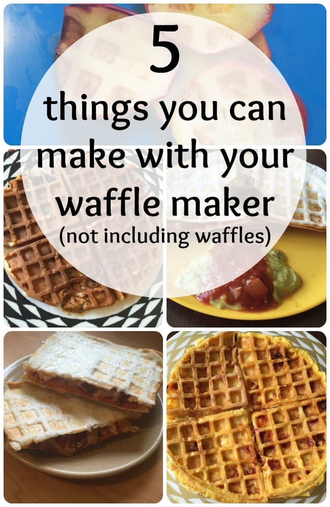 5 things you can make with your wafflemaker (not including waffles)....