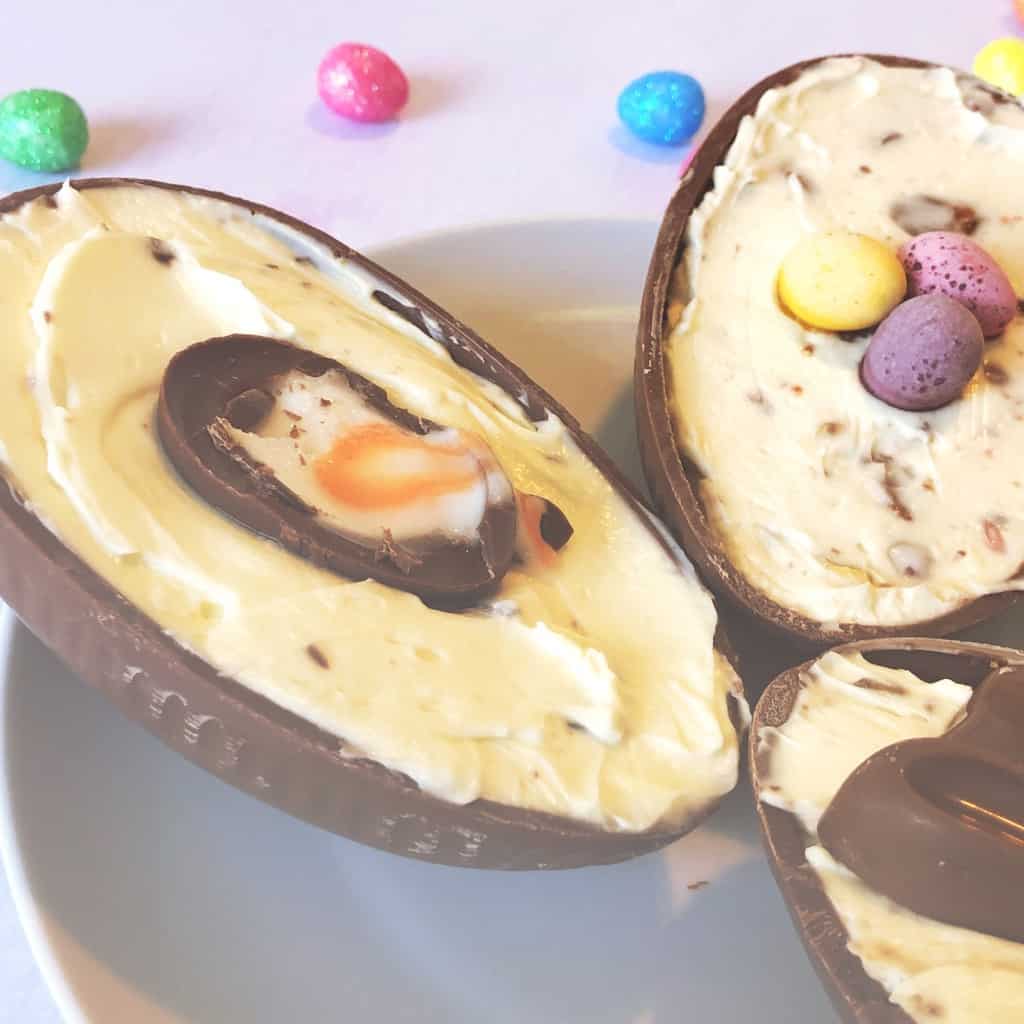 Chocolate Easter Egg Cheesecakes.... The Diary of a Frugal Family