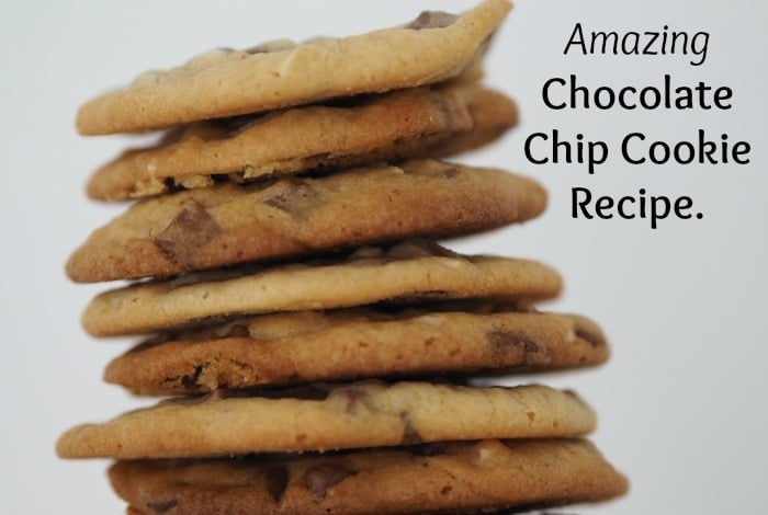 Amazing Chocolate Chip Cookie Recipe.