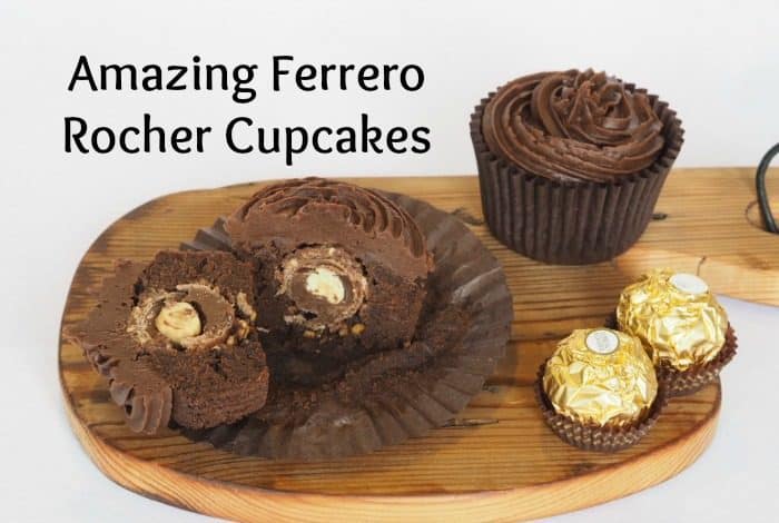 Amazing Ferrero Rocher cupcakes