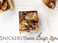 Snickers Cookie Dough Bars....