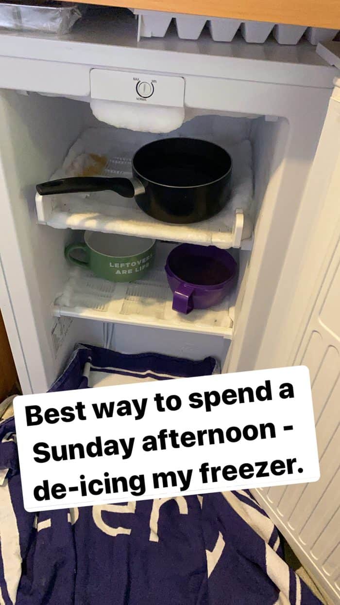 How to defrost a freezer safely.... The Diary of a Frugal Family