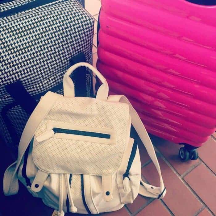 Suitcase and bags
