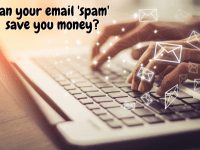 Can your email 'spam' save you money?