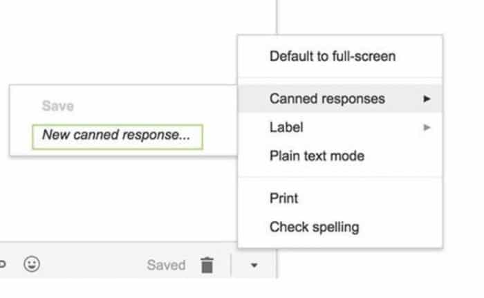 How to set up canned responses in Gmail
