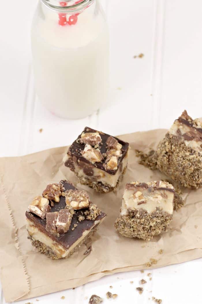 Snickers Cookie Dough Bars