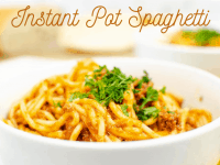 Instant Pot Spaghetti....