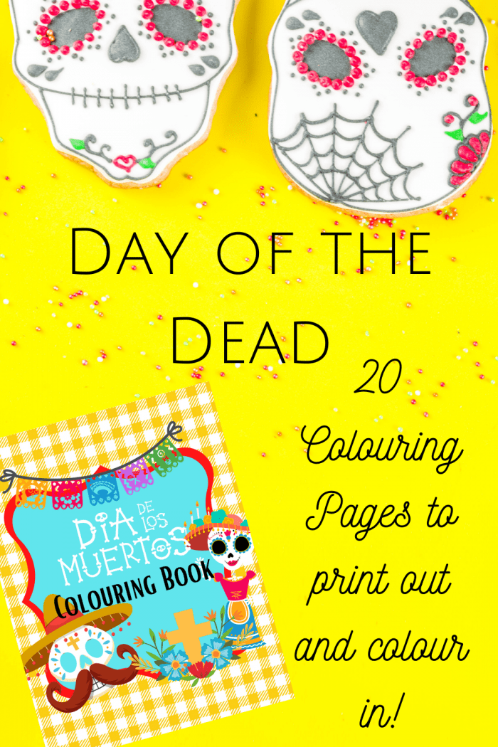Day of the Dead Colouring Pages