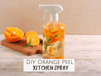 DIY Orange Peel Kitchen Spray