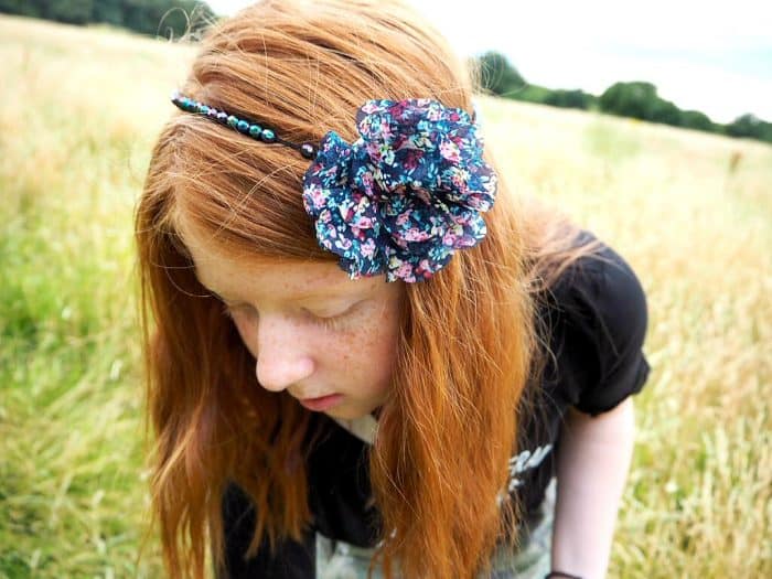 DIY flower headband