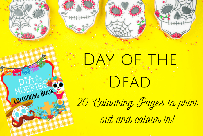 Day of the Dead Colouring Pages