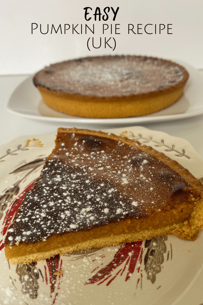 Easy Pumpkin Pie Recipe (UK) 